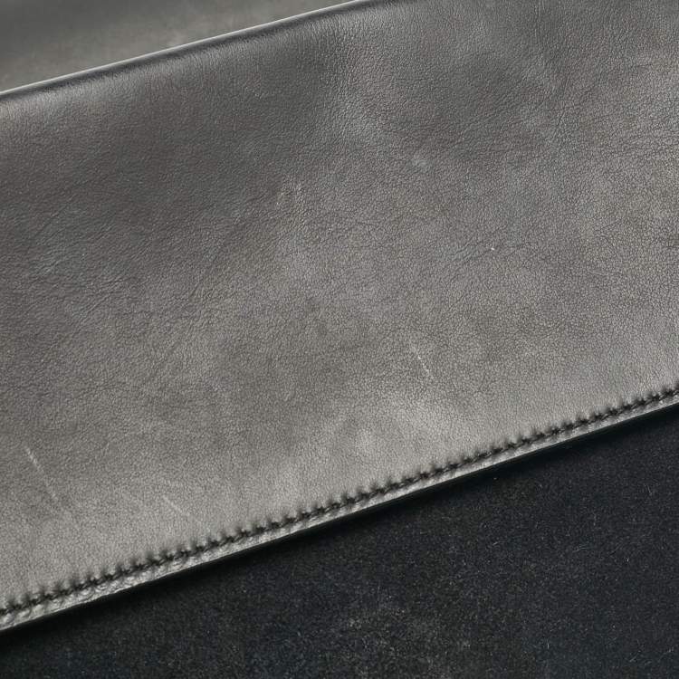 Pre Owned Gucci Black Suede and Leather Medium Dionysus Shoulder Bag