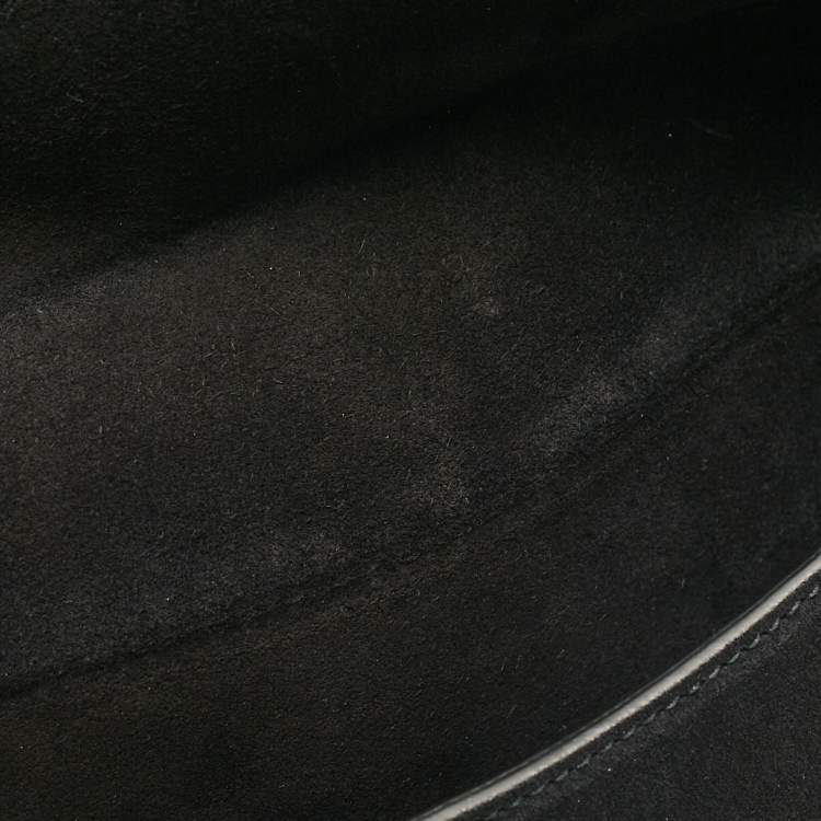 Pre Owned Gucci Black Suede and Leather Medium Dionysus Shoulder Bag