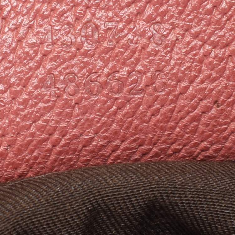 Pre Owned Gucci Pink Guccisssima Suede Abbey D-Ring Hobo