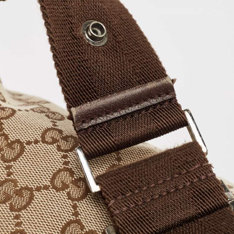 Pre Owned Gucci Beige/Ebony GG Canvas Original Baby Changing Bag
