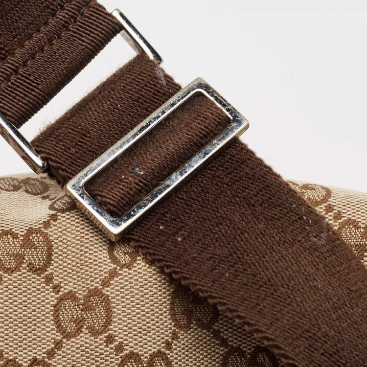 Pre Owned Gucci Beige/Ebony GG Canvas Original Baby Changing Bag