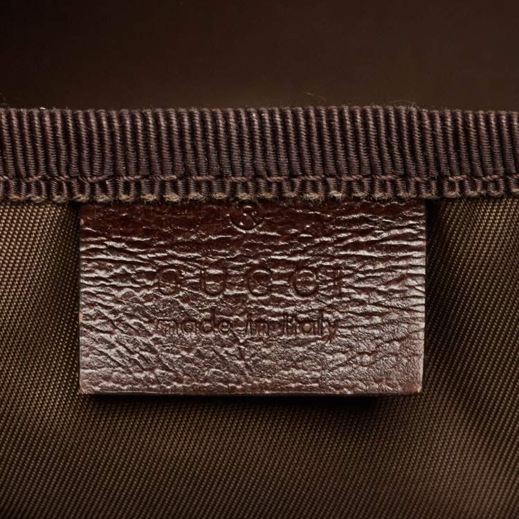 Pre Owned Gucci Beige/Ebony GG Canvas Original Baby Changing Bag