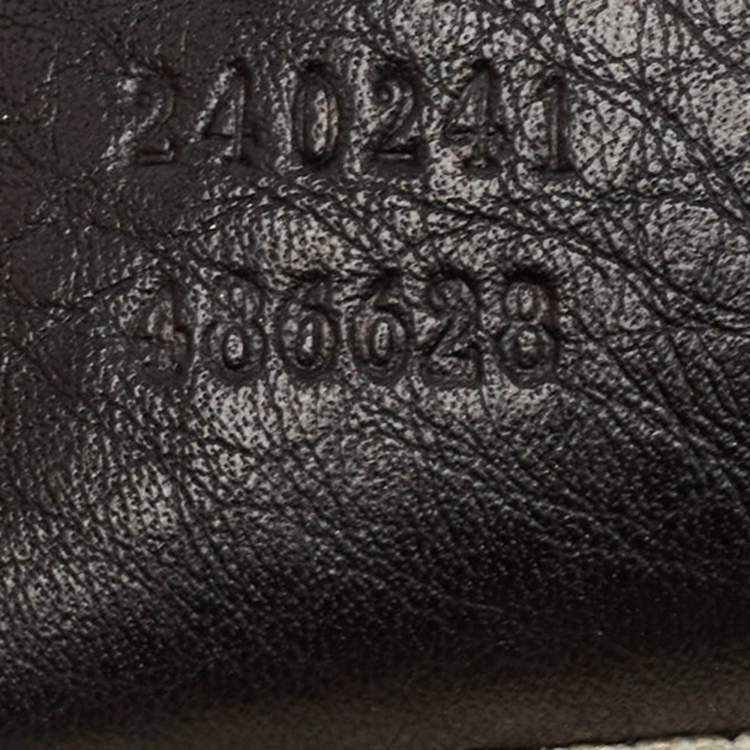 Pre Owned Gucci Black Leather Large New Bamboo Tassel Top Handle Bag
