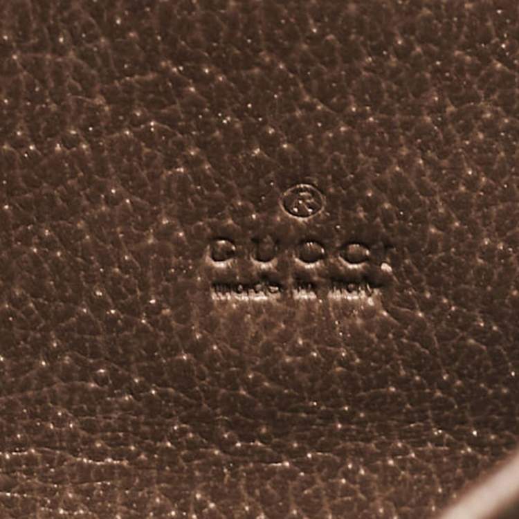 Pre Owned Gucci Brown/Beige Jumbo GG Canvas Dionysus Wallet On Chain