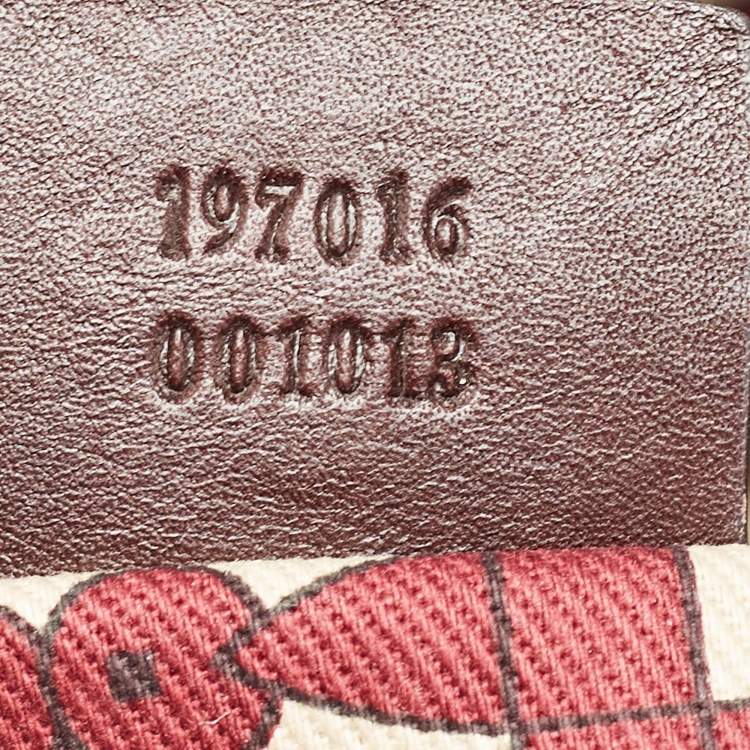 Pre Owned Gucci Dark Brown Guccissima Leather Large Hysteria Hobo