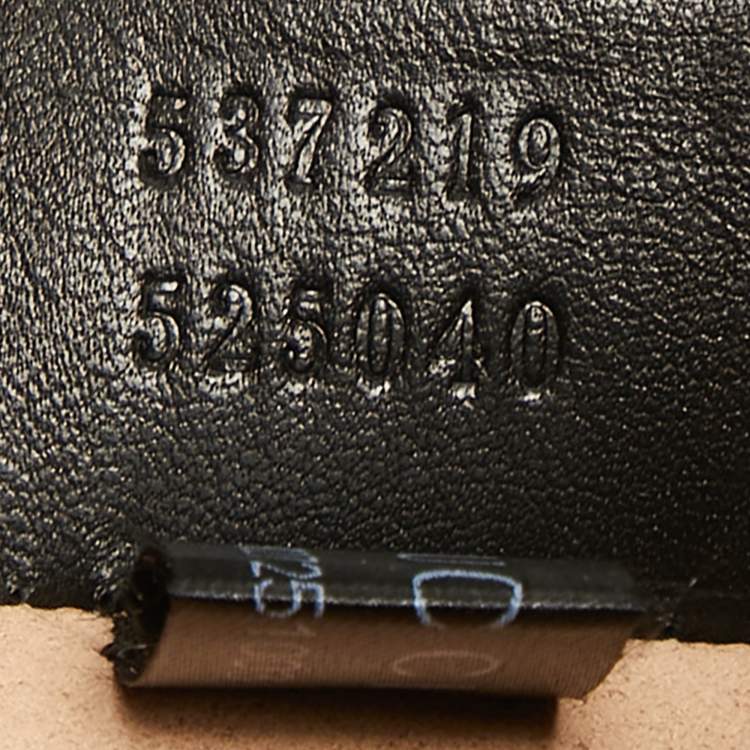 Pre Owned Gucci Red/Black Jumbo GG Velvet Large Rajah Tote