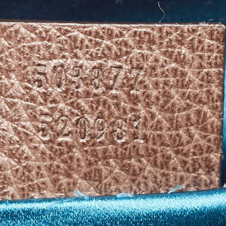 Pre Owned Gucci Beige/Brown GG Supreme Canvas and Leather Ophidia Chain Bag