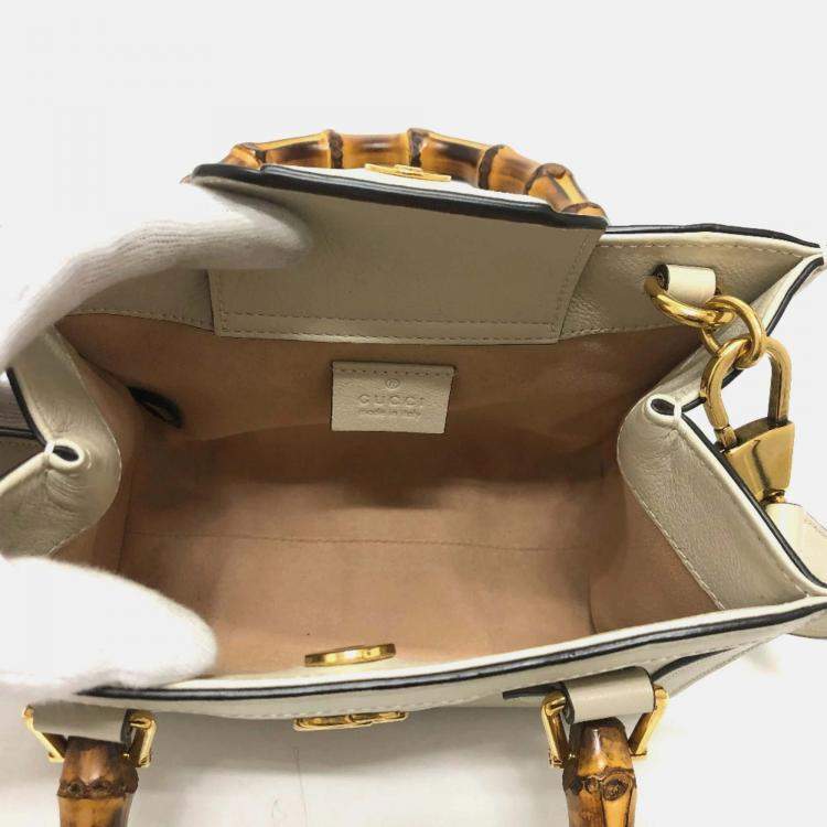 Pre Owned Gucci White GG Marmont bag