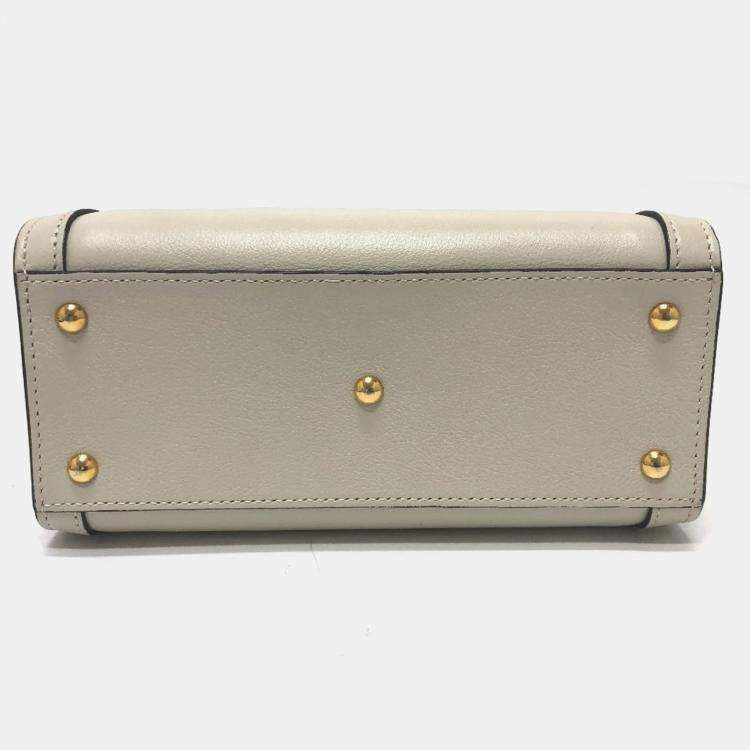 Pre Owned Gucci White GG Marmont bag