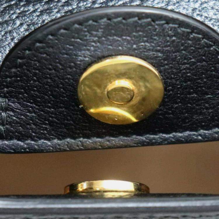 Pre Owned Gucci Black Diana Tote Bag