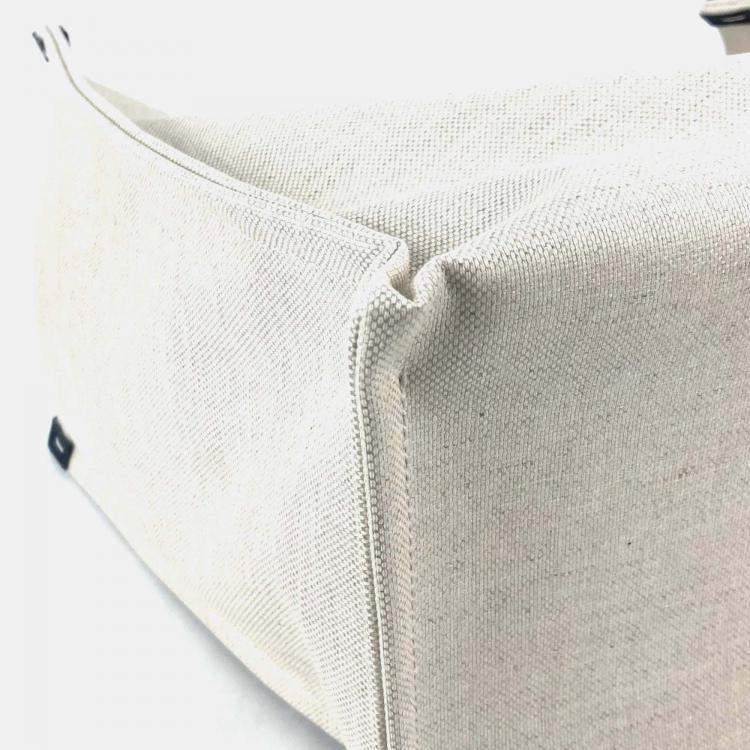 Pre Owned Gucci Beige x Black Dark Navy Tote Bag