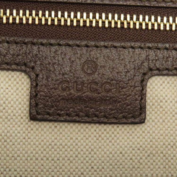 Pre Owned Gucci Canvas Offdia GG Medium Tote Bag