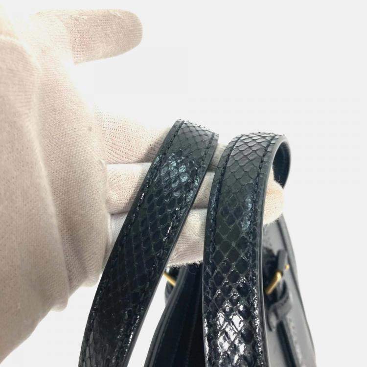 Pre Owned Gucci Black Tote Bag