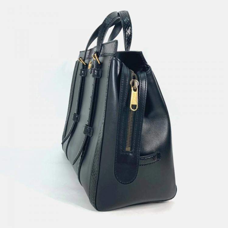 Pre Owned Gucci Black Tote Bag