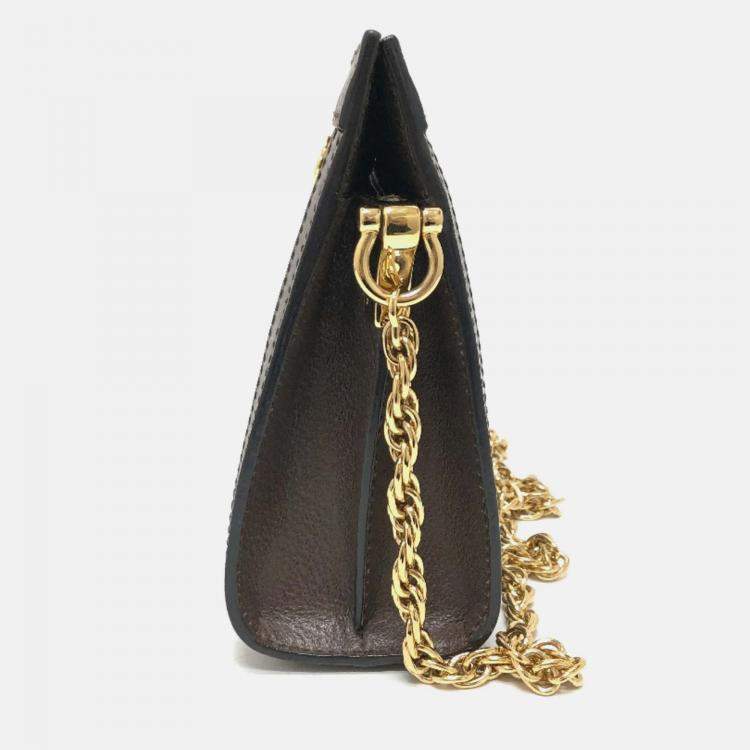 Pre Owned Gucci Brown chain bag Shoulder Bag
