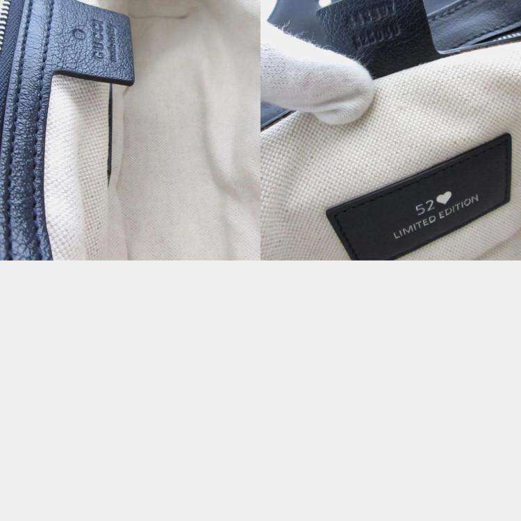 Pre Owned Gucci Red Canvas GG Shoulder Bag