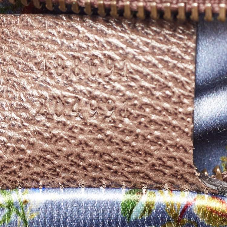 Pre Owned Gucci Brown Leather Medium Bamboo Web Falena Top Handle Bag