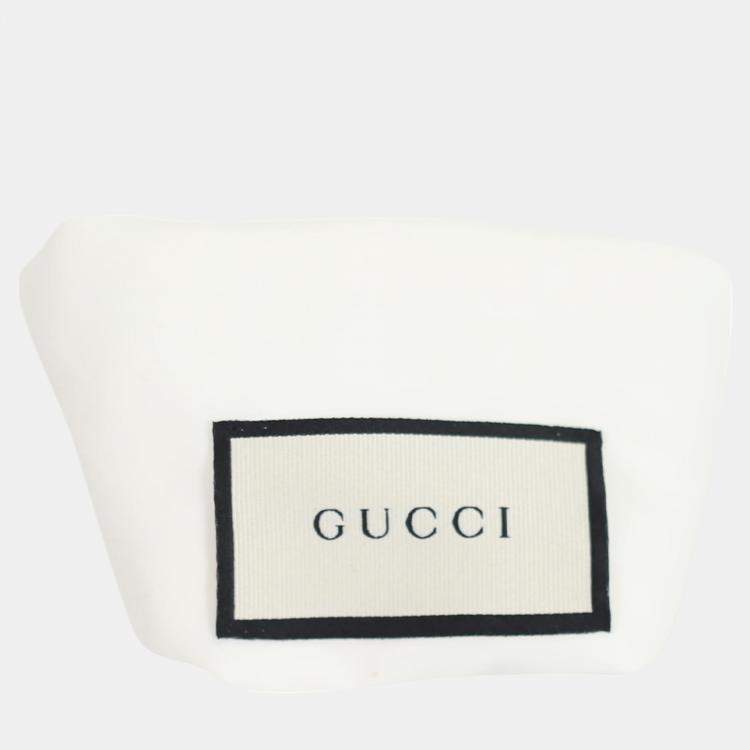 Pre Owned Gucci Black Calfskin Studded Small Padlock Shoulder Bag 