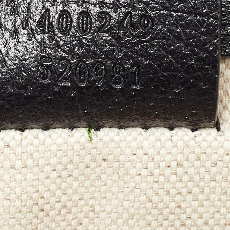 Pre Owned Gucci Black Leather Small Web Dionysus Shoulder Bag