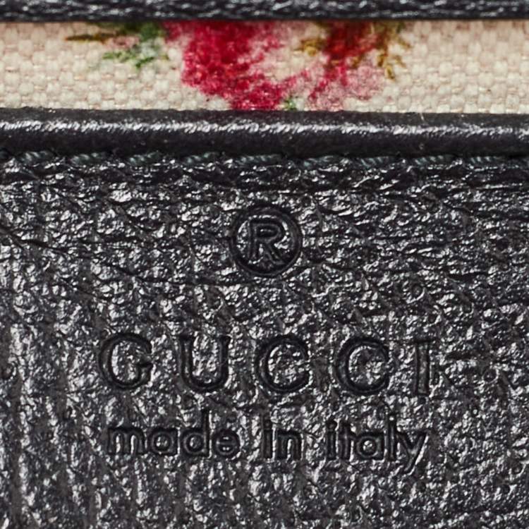 Pre Owned Gucci Black Leather Small Web Dionysus Shoulder Bag