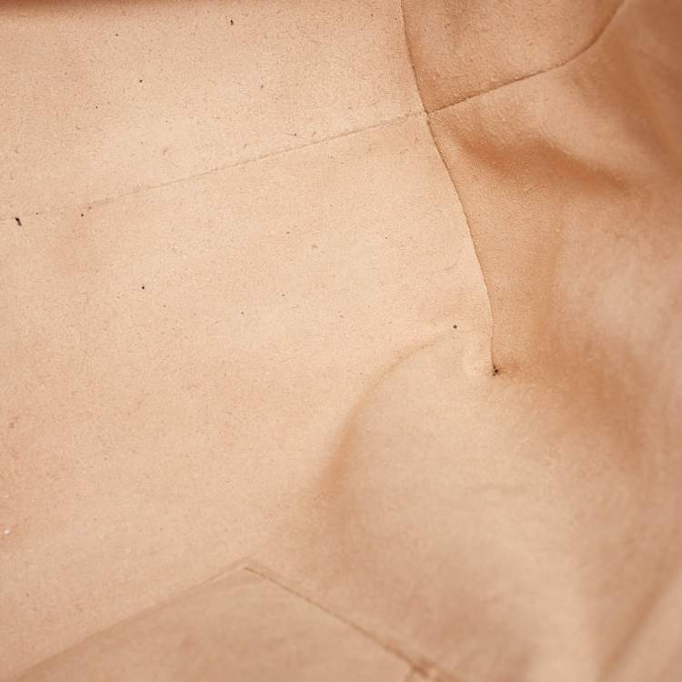 Pre Owned Gucci Beige/Brown GG Supreme Canvas and Leather Medium Ophidia Tote