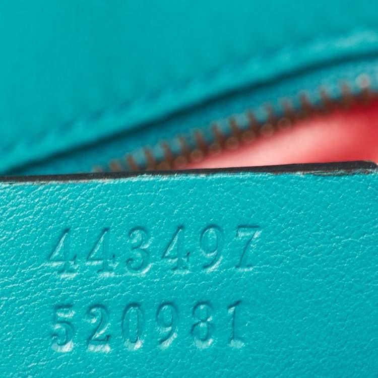 Pre Owned Gucci Green Matelassé Velvet Small GG Marmont Shoulder Bag
