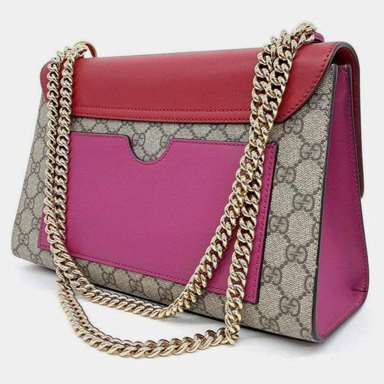 Pre Owned Gucci Padlock Supreme Shoulder Bag
