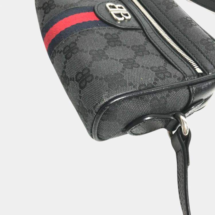 Pre Owned Gucci x Balenciaga Black Pochette Crossbody bag