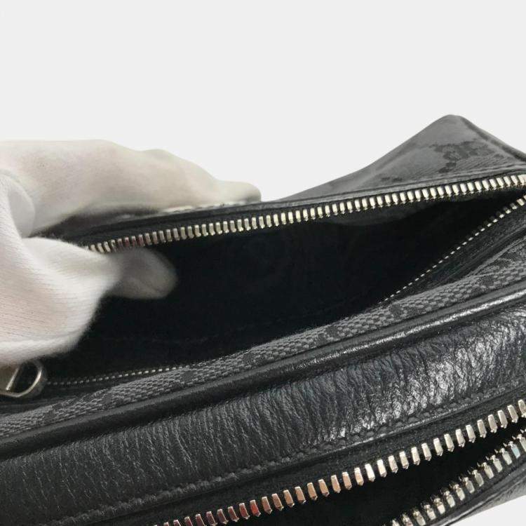 Pre Owned Gucci x Balenciaga Black Pochette Crossbody bag
