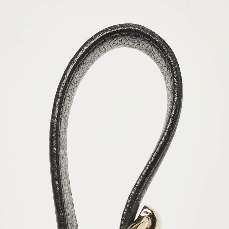 مملوكة مسبقًا Gucci Dark Grey Leather Medium Web Horsebit Heritage Hobo