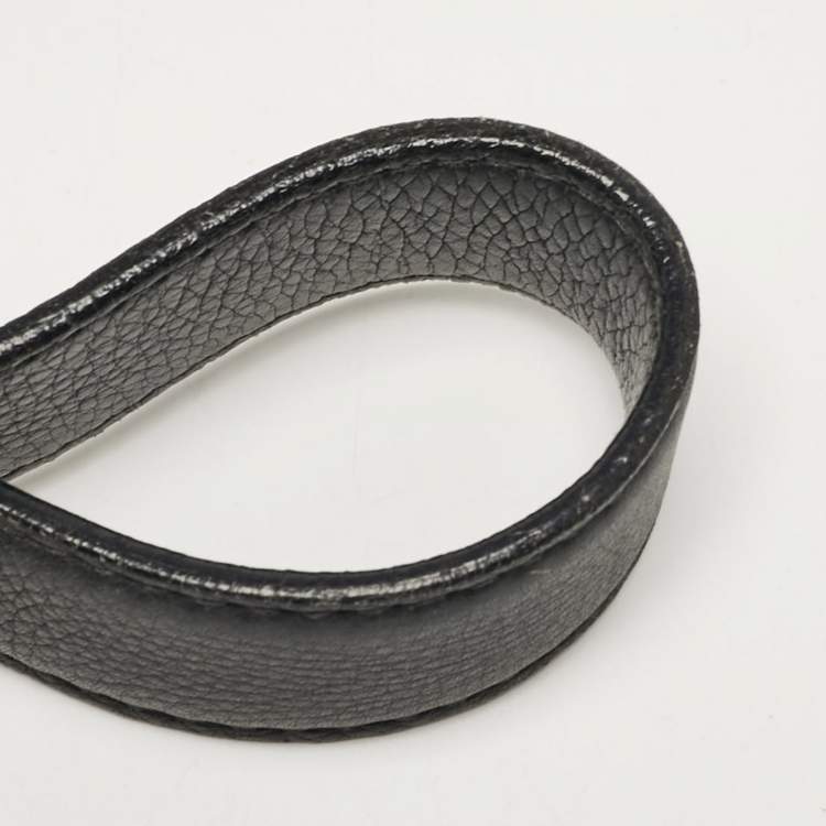 مملوكة مسبقًا Gucci Dark Grey Leather Medium Web Horsebit Heritage Hobo