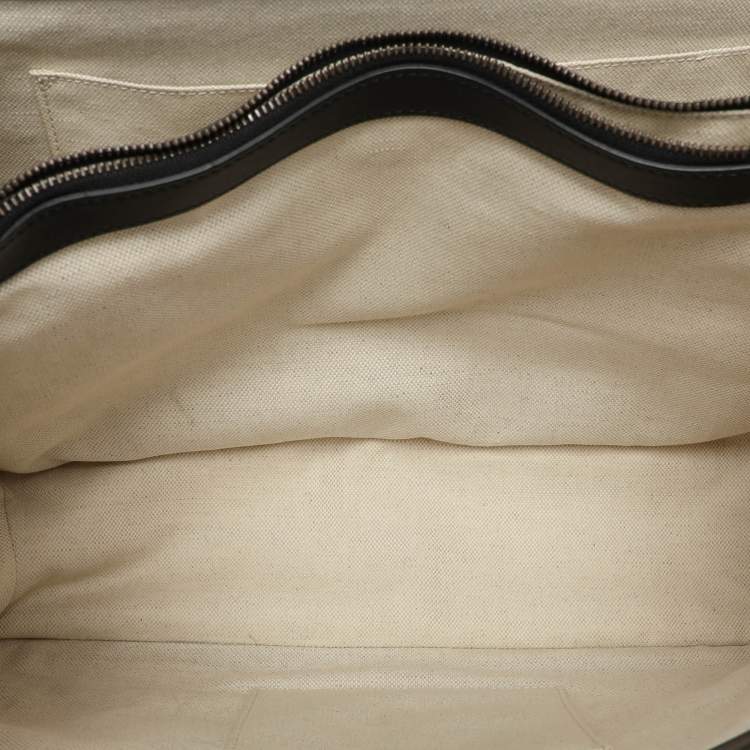 Pre Owned Gucci Tri Color Leather Large Dionysus Bamboo Top Handle Bag