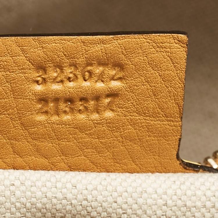 Pre Owned Gucci Mustard Yellow Leather Bree Satchel