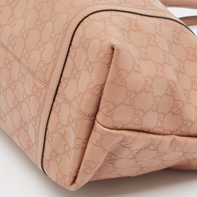 Pre Owned Gucci Beige Guccissima Leather Joy Shopper Tote