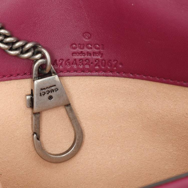 مملوكة مسبقًا Gucci Purple Velvet and Leather Super Mini Dionysus Crossbody Bag