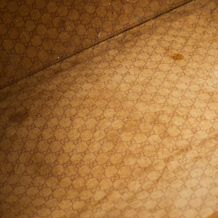 Pre Owned Gucci Tan Leather Large  Jackie Bardot Hobo