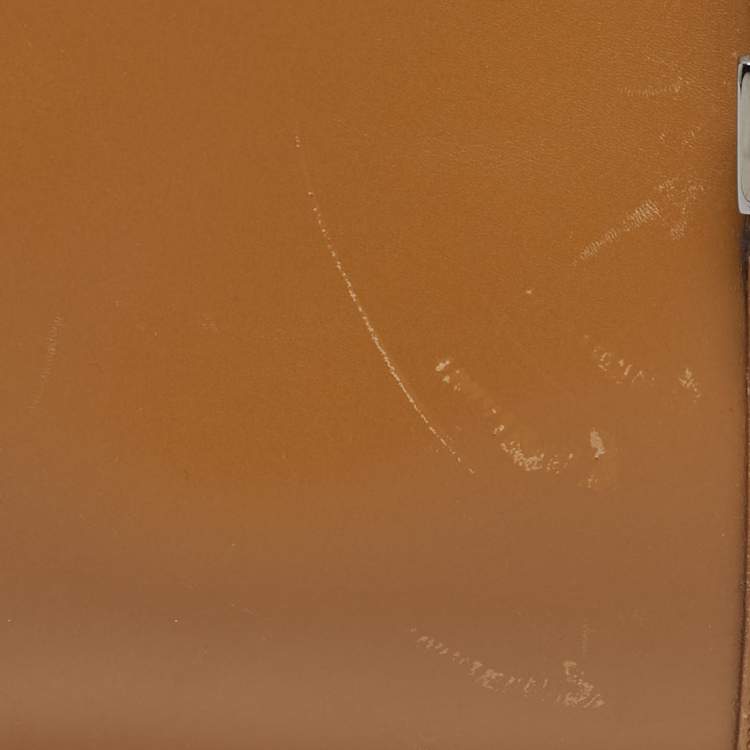 Pre Owned Gucci Tan Leather Large  Jackie Bardot Hobo