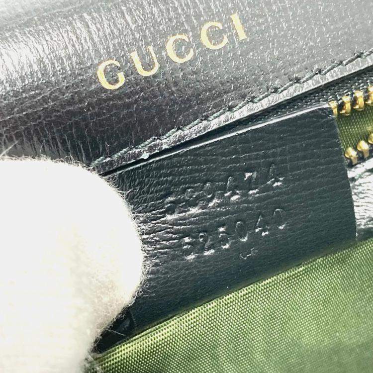 Pre Owned Gucci Black GG Marmont bag shawl Crossbody Bag