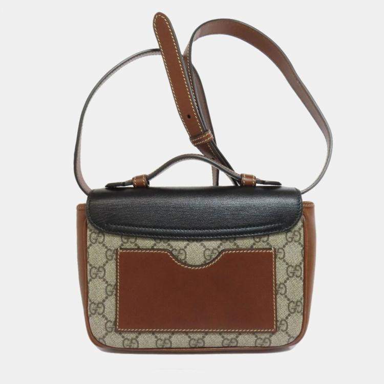 Pre Owned Gucci GG Supreme Shoulder Bag