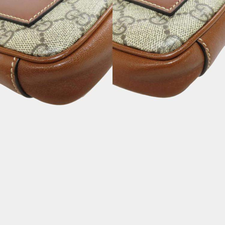 Pre Owned Gucci GG Supreme Shoulder Bag