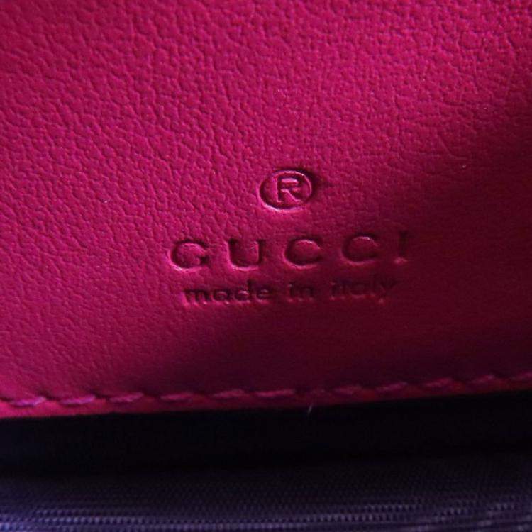 Pre Owned Gucci nylon material GG long shoulder bag