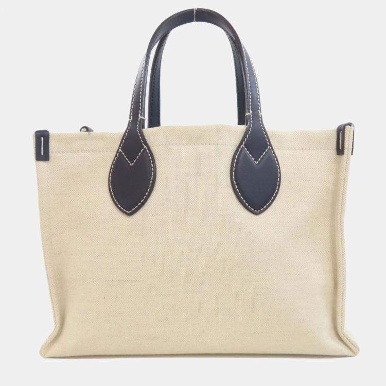 Pre Owned Gucci Canvas Printed Handbag