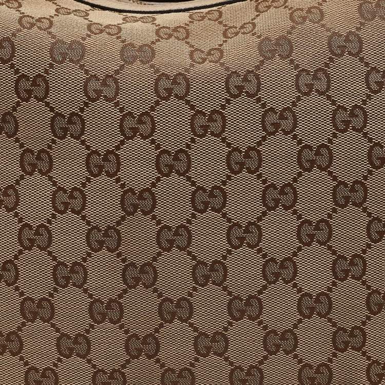 مملوكة مسبقًا Gucci Beige GG Canvas and Leather Miss GG Hobo