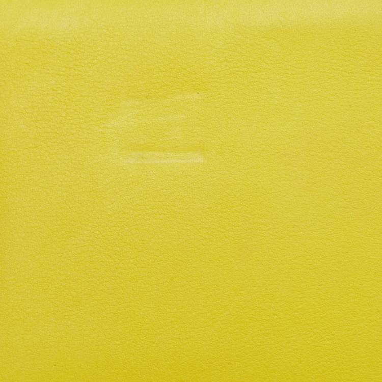 مملوكة مسبقًا Gucci Yellow Satin GG Crystals Broadway Clutch
