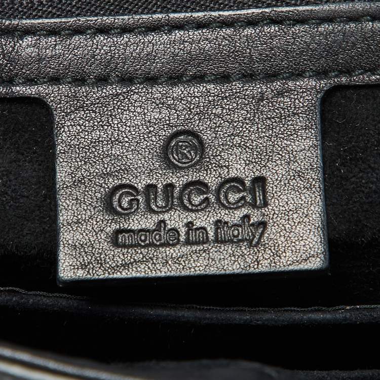 مملوكة مسبقًا Gucci Multicolor Python Bright Horsebit Clutch