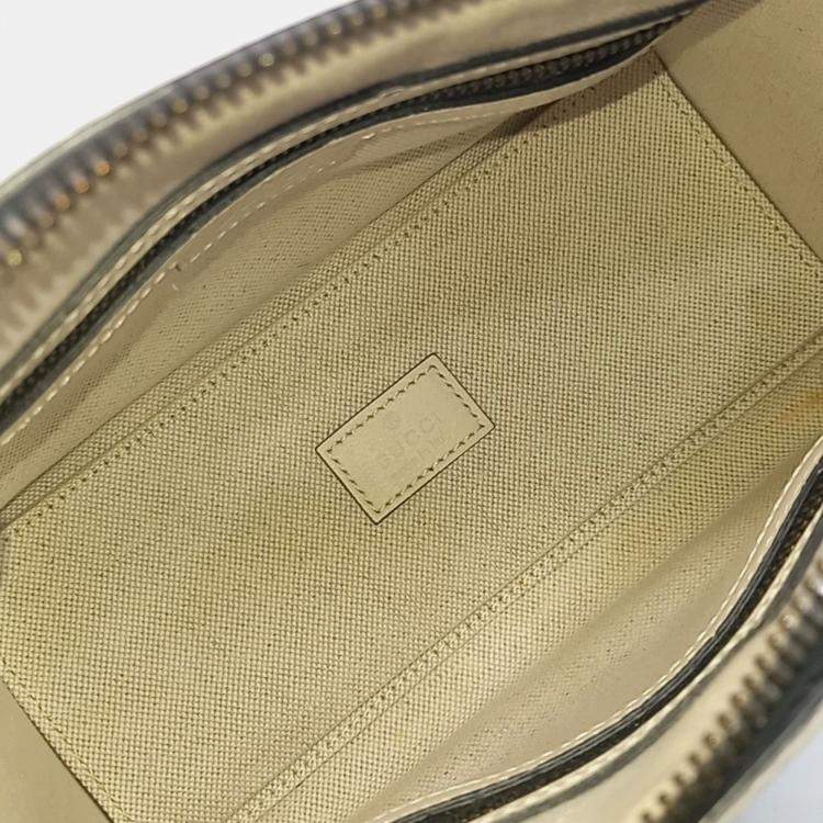 Pre Owned Gucci Mini Top Handle Tote And Shoulder Bag