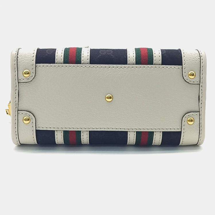 Pre Owned Gucci Mini Top Handle Tote And Shoulder Bag