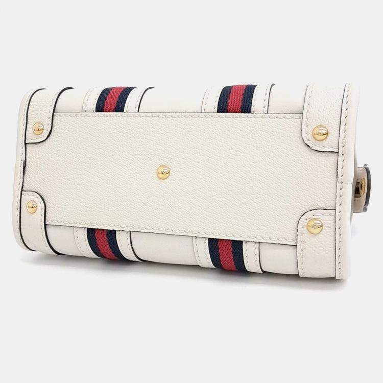 Pre Owned Gucci Mini Top Handle Tote And Shoulder Bag