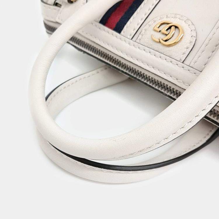 Pre Owned Gucci Mini Top Handle Tote And Shoulder Bag