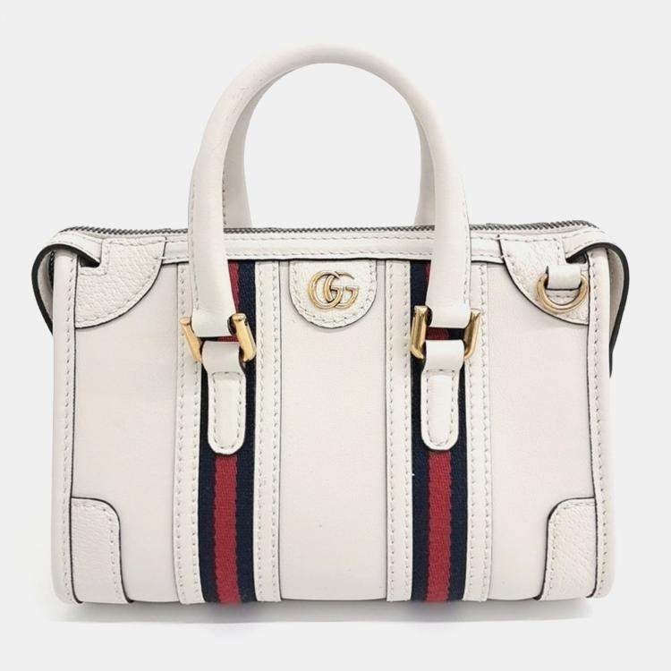 Pre Owned Gucci Mini Top Handle Tote And Shoulder Bag
